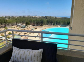 Nuevo Depto 2D2B en Condominio LagunaMar con Vista a la Laguna Estacionamiento y Piscina Servicio HOM, El Tabo